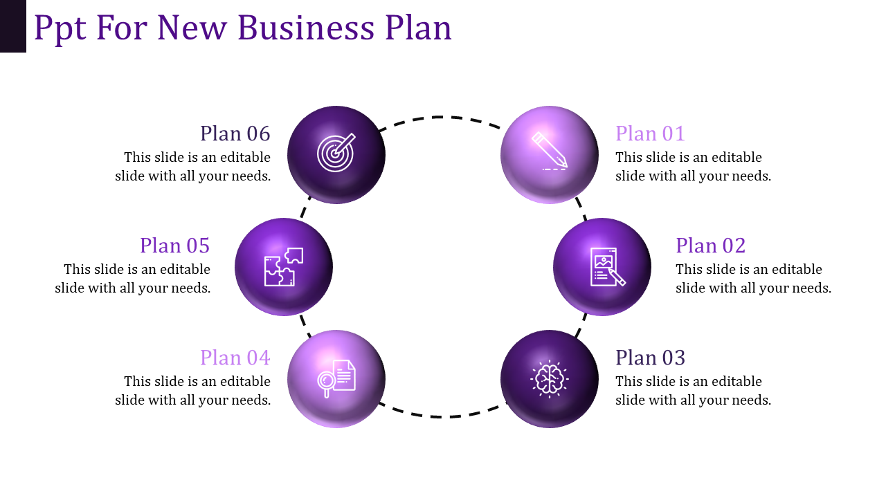  Dynamic Purple Business Plan Presentation Template